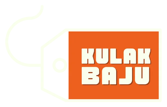 Logo Kulak Baju Orange White