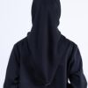 Raven Hijab – Black – Kerudung Segi Empat Bahan Adem Dengan Pita