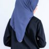 Raven Hijab – Blue Grey – Kerudung Segi Empat Bahan Adem Dengan Pita