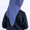 Raven Hijab – Blue Grey – Kerudung Segi Empat Bahan Adem Dengan Pita