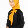 Raven Hijab – Mustard – Kerudung Segi Empat Bahan Adem Dengan Pita