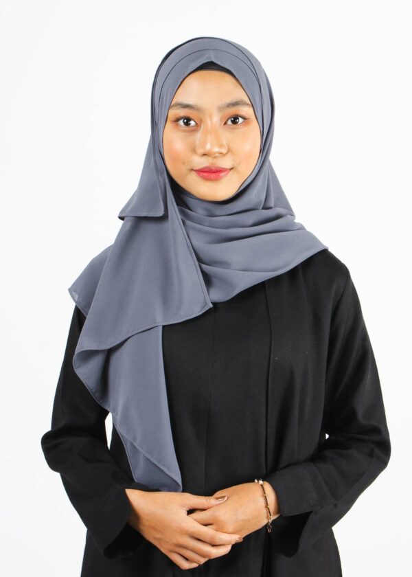 Zenara Hijab - Blue Gray